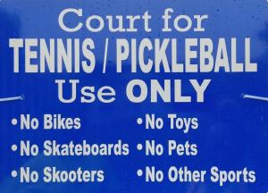 tennis court rules